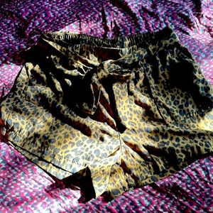 Leopard shorts